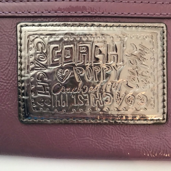 Coach Poppy Grape Ice Zippy Wallet - Picture 5 of 9